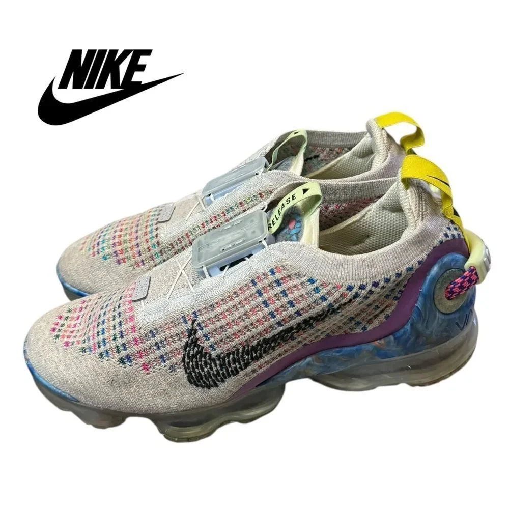 Nike Women's Air VaporMax 2020 Flyknit 'Multi-Color' CJ6741-001 Sneakers 9